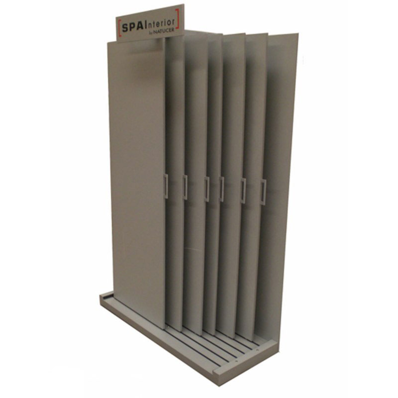 Torre en Melamina plata con 6 paneles correderos